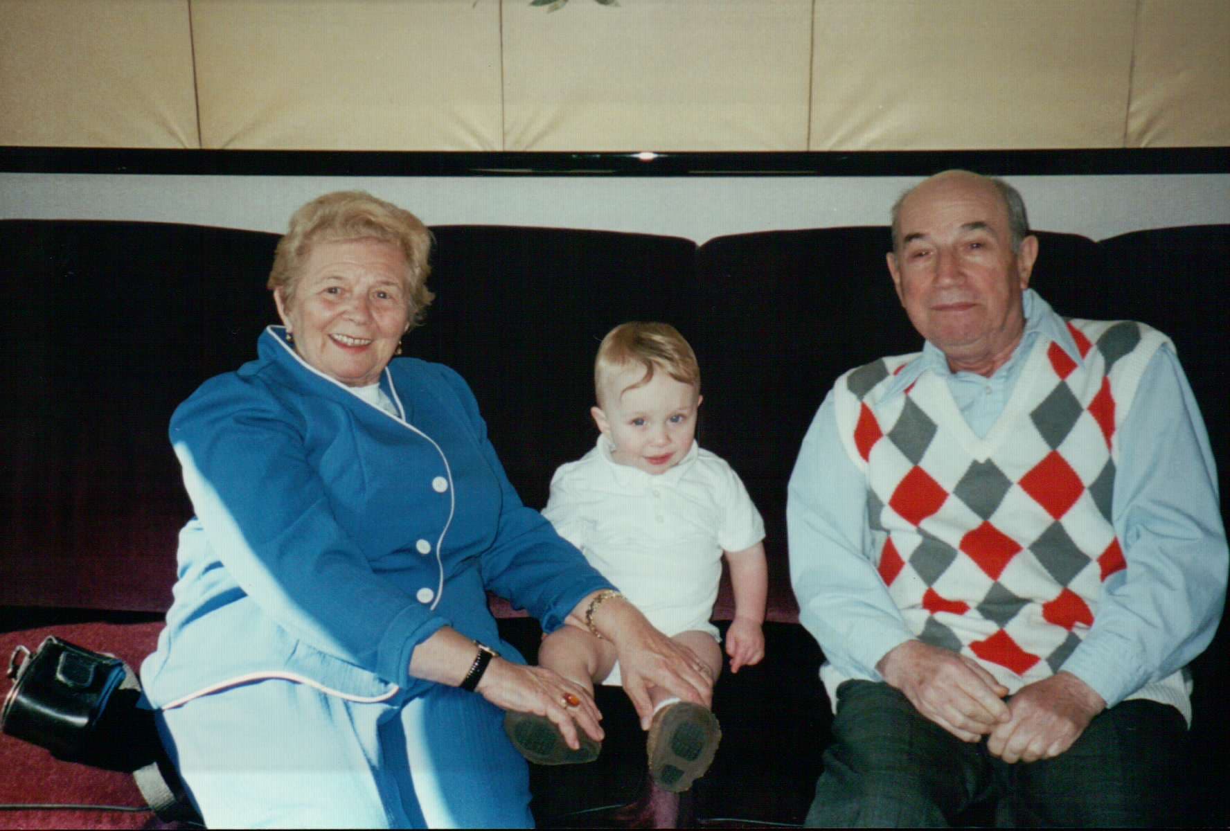 Masha with her grandson Robert.