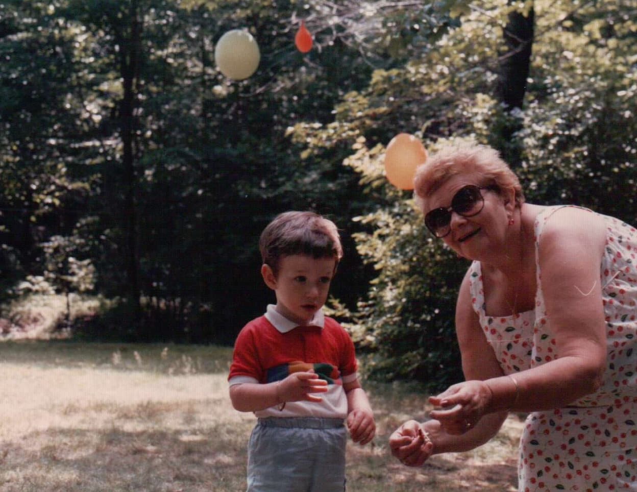 Masha with her grandson Eddie.